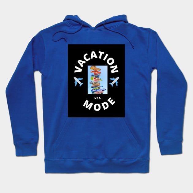 Vacation Mode Hoodie by Gizi Zuckermann Art